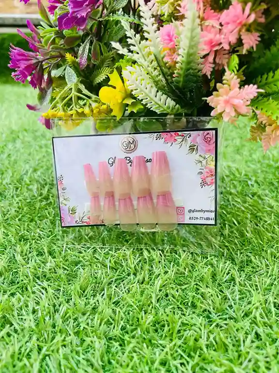 Classic Pink French Ombre Press-On Nails